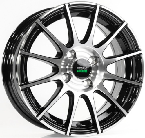 Колесный диск Megami MGM-35 6x15/5x100 D57.1 ET38 BKF купить в Самаре фото №1