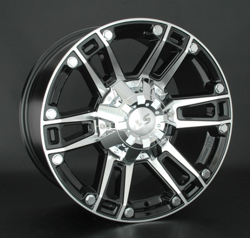 Колесный диск LS 558 8x17/6x139.7 D100.1 ET36 Чёрный полностью полированный купить в Самаре фото №1