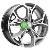 Khomen Wheels KHW1702 (Changan CS35/CS35 Pro) 7x17/5x110 ET46 D63,3 Gray-FP