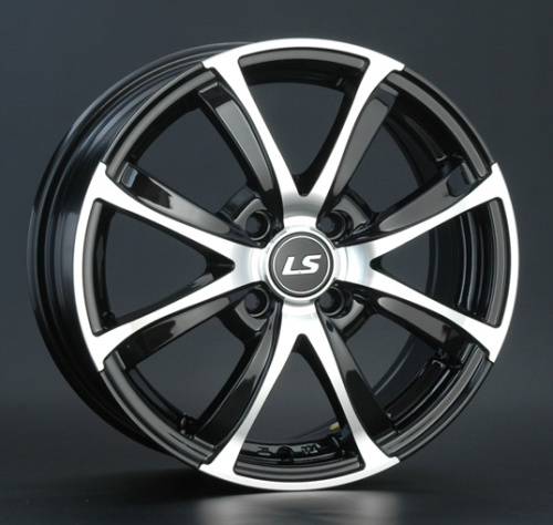 Колесный диск LS313 6x15/4x100 D73.1 ET45 BKF купить в Самаре фото №1