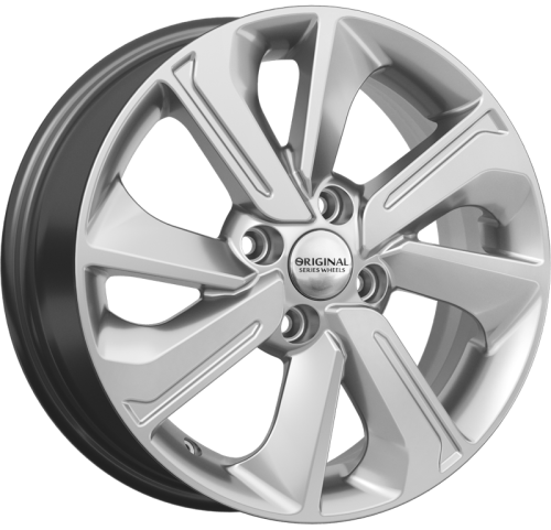 Колесный диск Скад KL-319 6x15/4x100 D54.1 ET46 Глянцевый серебристый купить в Самаре фото №1