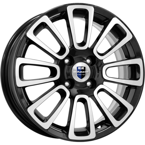 Колесный диск K&K Неман 6x15/4x100 D54.1 ET46 Алмаз Черн купить в Самаре фото №1