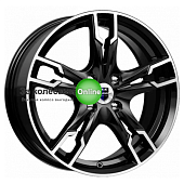 K&K Солар (КС875) 7x17/5x105 ET40 D56,6 Алмаз черный SK