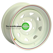 Off-Road Wheels ВАЗ Нива 7x15/5x139,7 ET25 D98,5 Белый (треуг. мелкий)