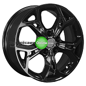 Khomen Wheels KHW1702 (DFM AX 7) 7x17/5x108 ET43 D65,1 Black