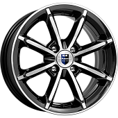 K&K Sportline 6x14/4x98 D58.5 ET30 Насыщенный темно-серый полностью полированный