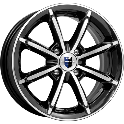 Колесный диск K&K Sportline 6x14/4x98 D58.5 ET30 Насыщенный темно-серый полностью полированный купить в Самаре фото №1