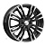 Скад Ламар 6.5x16/4x100 D67.1 ET40 Черный глянцевый с полированными элементами лицевой поверхности