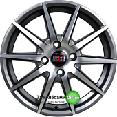 Alcasta M53 6x15/5x100 D57.1 ET38 Чёрный полностью полированный