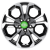Колесный диск Khomen Wheels KHW1711 (Arkana/Kaptur) 6,5x17/5x114,3 ET50 D66,1 Black-FP купить в Самаре фото №1