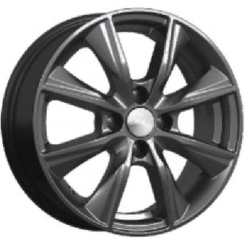 Колесный диск Скад Порту 6x15/4x100 D60.1 ET50 Черно-серый цвет с перламутровыми оттенками купить в Самаре фото №1