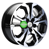 Khomen Wheels KHW1711 (DFM AX 7) 6,5x17/5x108 ET43 D65,1 Black-FP