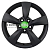 Khomen Wheels KHW1504 (Fabia) 6x15/5x100 ET43 D57,1 Black matt