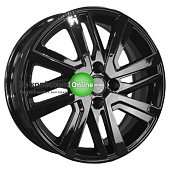 Khomen Wheels KHW1609 (Rio II/Solaris II) 6x16/4x100 ET46 D54,1 Black