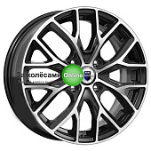 K&K Лилиом (КС891) 6x16/4x114,3 ET40 D67,1 Алмаз черный