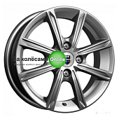 K&K Флэш (КС698) 5x14/4x98 ET35 D58,5 Дарк платинум