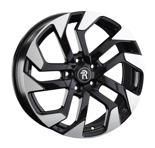 Колесный диск Replay LX119 7.5x18/5x114.3 D60.1 ET35 Чёрный полностью полированный купить в Самаре фото №1