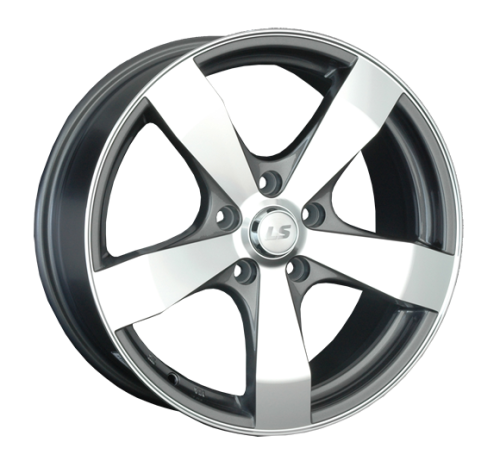 Колесный диск LS205 7x16/4x100 D73.1 ET40 Насыщенный темно-серый полностью полированный купить в Самаре фото №1