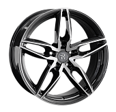 Replay B346 8x18/5x120 D72.6 ET43 Насыщенный темно-серый полностью полированный