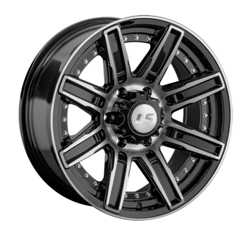 Колесный диск LS 1353 9x18/6x139.7 D106.1 ET20 BKF купить в Самаре фото №1