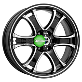 K&K Балеар (КС727) 7,5x18/6x139,7 ET38 D100,1 Алмаз черный