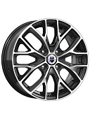 K&K Лилиом 6x16/4x108 D63.35 ET37 Алмаз Черн