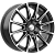 Скад Le Mans 7x16/4x100 D67.1 ET38 Чёрный глянцевый с полированной лицевой частью