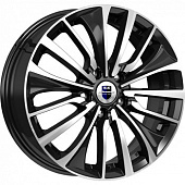 K&K Flanker 6.5x17/4x100 D60.1 ET43 Алмаз Черн