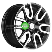 Khomen Wheels KHW1723 (Pajero) 8x17/6x139,7 ET46 D67,1 Gray-FP