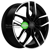 Khomen Wheels KHW1708 (Geely Coolray) 6,5x17/5x114,3 ET45 D54,1 Black-FP