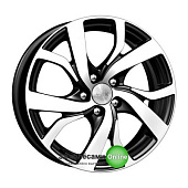 K&K Палермо 6.5x16/5x100 D67.1 ET38 Насыщенный темно-серый полностью полированный