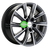 Khomen Wheels KHW1507 (Aveo) 6x15/5x105 ET39 D56,6 Gray-FP
