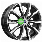 K&K Портер (КС906) 7,5x18/5x110 ET40 D67,1 Алмаз черный