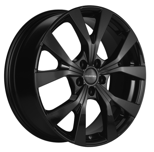 Колесный диск Khomen Wheels KHW1906 7x19/5x114.3 D64.1 ET40 Black купить в Самаре фото №1