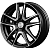 Скад Сидней 6x16/5x114.3 D67.1 ET43 Чёрный глянцевый с полированной лицевой частью