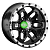 LS 1350 9x17/6x139,7 ET15 D106,1 BKL (конус, Колпак+лого)