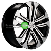 Khomen Wheels KHW1803 (Geely Coolray) 7x18/5x114,3 ET53 D54,1 Black-FP