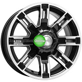 K&K Полюс (КС609M) 7,5x16/6x139,7 ET30 D67,1 Алмаз черный