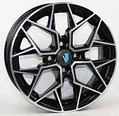 Venti 1420 5.5x14/4x98 D58.6 ET35 Глянцевый черный с полированной лицевой частью