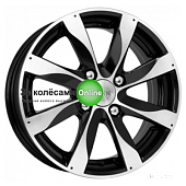 K&K Джемини-оригинал (КС617) 6x15/4x114,3 ET40 D66,1 Алмаз черный