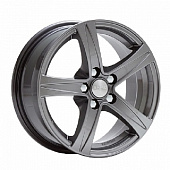 Скад Sakura 6.5x15/5x112 D66.6 ET35 Темно-серый цвет с перламутровыми оттенками