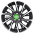 Колесный диск Khomen Wheels KHW1804 (Kuga) 7,5x18/5x108 ET52,5 D63,3 Black-FP купить в Самаре фото №1