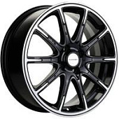 Khomen Wheels KHW1707 (Lada Vesta Cross) 6.5x17/4x100 D60.1 ET43 Насыщенный тёмно-серый