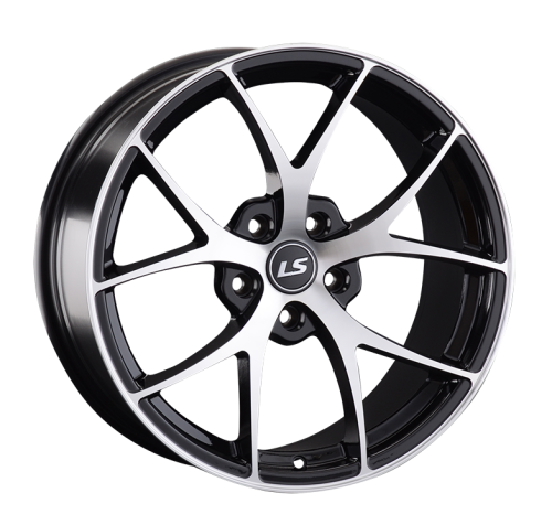 Колесный диск LS845 8.5x18/5x114.3 D67.1 ET35 BKF купить в Самаре фото №1