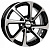 Carwel Ессей 105 6x15/4x100 D54.1 ET48 Чёрный глянцевый с полированной лицевой частью
