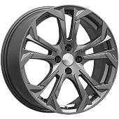 Скад Дунай 7x17/4x100 D54.1 ET45 Темно-серыйцветс перламутровыми оттенками