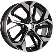 iFree Original КС1062 (17_Haval F7/F7x) 6.5x17/5x114.3 D64.1 ET40 Черный глянцевый с полированными элементами лицевой поверхности