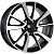 iFree Original КС699 (ZV 17_ Jetta) 7x17/5x112 D57.1 ET54 Черный глянцевый с полированными элементами лицевой поверхности