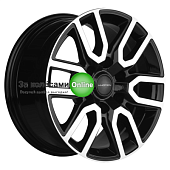 Khomen Wheels KHW1723 (Haval H9) 8x17/6x139,7 ET42 D75,1 Black-FP