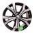 Neo 715 7.5x17/5x130 D71.6 ET50 Глянцевый черный с полированной лицевой частью фото №2